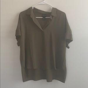 NWOT Rachel Zoe Short Sleeve Button Up